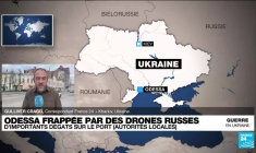 Odessa frappée par des drones russes : d'importants dégâts sur le port d'après les autorités locales
