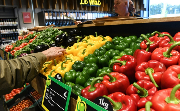 La consommation de produits de l'agriculture biologique a confirmé au premier semestre son rebond ( AFP / DENIS CHARLET )