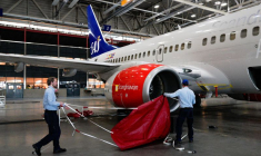 Un avion de la compagnie SAS