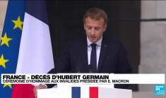 France : l'éloge funèbre d’Emmanuel Macron à Hubert Germain