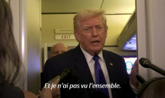 Vidéo raciste: Trump dit qu'il n'a pas vu l'extrait moquant les Obama avant sa publication