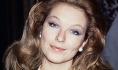 L'actrice Marina Vlady lors de la première de "Sujet pour une nouvelle", un drame soviéto-français de 1969 réalisé par Sergueï Ioutkevitch, le 14 janvier 1970 à Paris ( AFP / - )