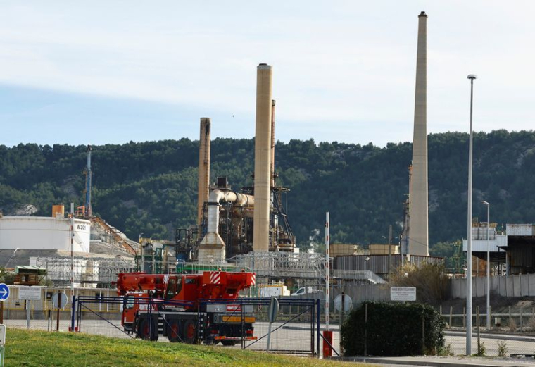Raffinerie de TotalEnergies à la Mède, France