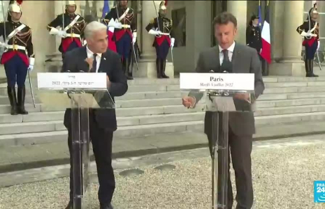 Visite de Yaïr Lapid à Paris : un premier déplacement officiel pour parler Liban et Iran