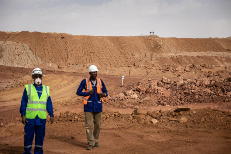 Orano emploie 900 salariés au Niger, essentiellement des personnels locaux ( AFP / OLYMPIA DE MAISMONT )