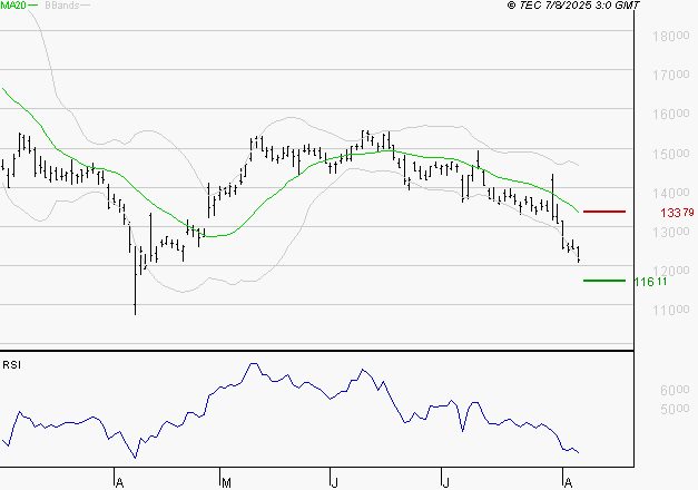 CAPGEMINI : Baissier mais survendu