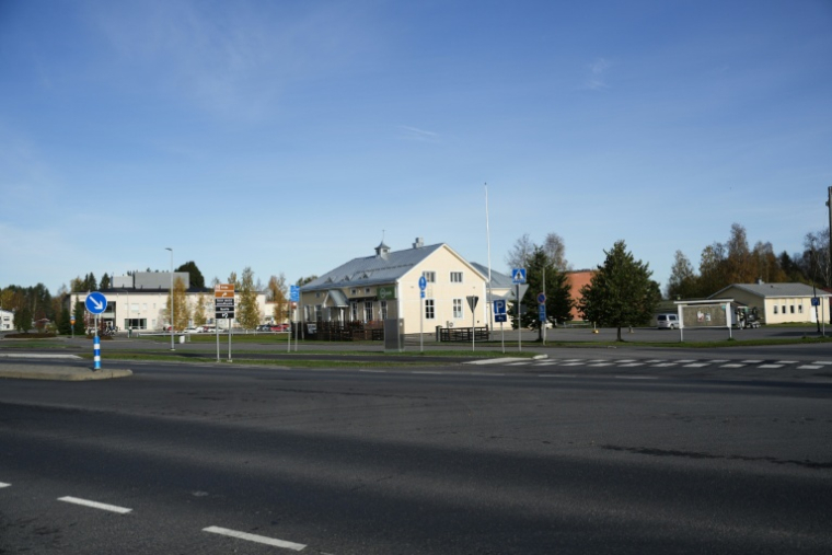 Un plan du village de Muhos, dans le nord de la Finlande, où Google prévoit de construire un nouveau centre de données, le 29 septembre 2026  ( AFP / Alessandro RAMPAZZO )