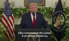 Trump promet "un boom économique" comme le monde "n'en a jamais connu"