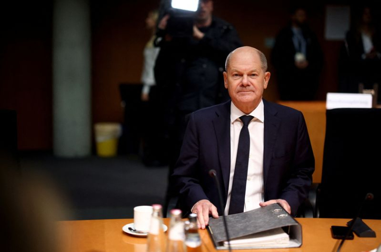 Le chancelier allemand Olaf Scholz