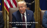 Ukraine: Trump menace la Russie de "guerre économique" en l'absence de négociations