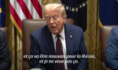 Ukraine: Trump menace la Russie de "guerre économique" en l'absence de négociations