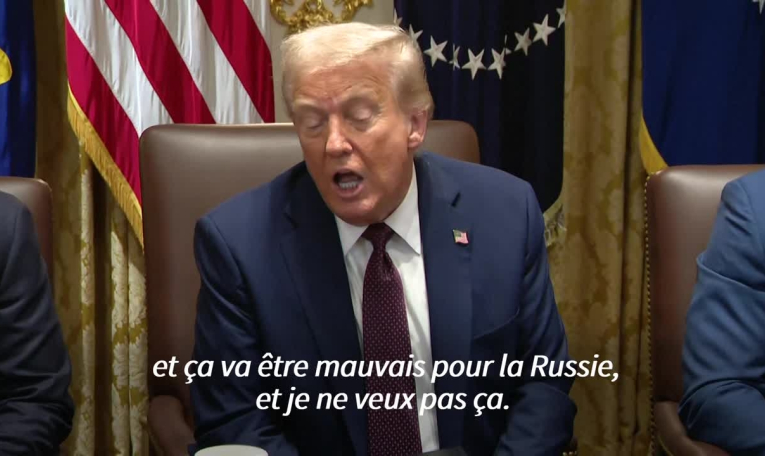 Ukraine: Trump menace la Russie de "guerre économique" en l'absence de négociations