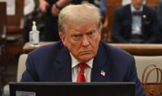 Donald Trump à New York, aux États-Unis, le 5 octobre 2023. ( POOL / ANGELA WEISS )