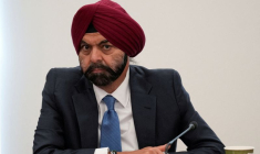 Photo d'archives de Ajay Banga, président de la Banque mondiale, à New York, aux Etats-Unis