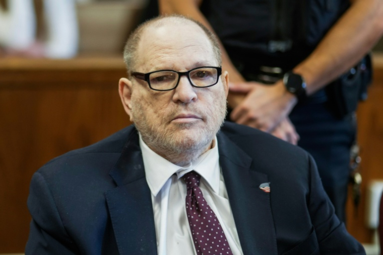 L'ancien producteur d'Hollywood Harvey Weinstein lors d'une audience devant la cour suprême de l'Etat de New York, le 12 mai 2026 ( POOL / EDUARDO MUNOZ )