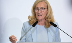 Nicole Belloubet à Paris, le 27 août 2024. ( AFP / BERTRAND GUAY )