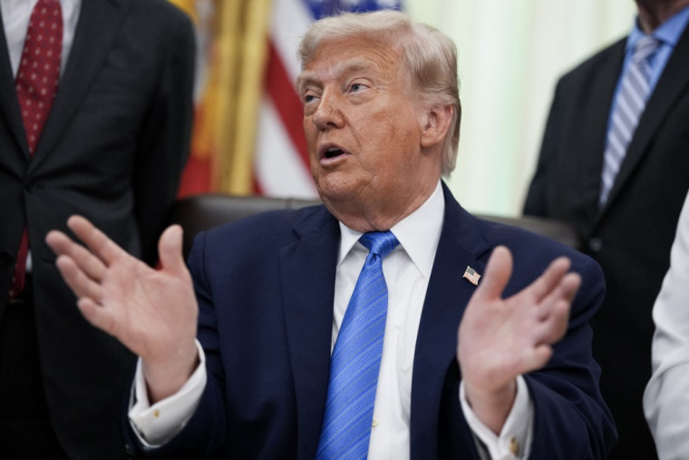 Donald Trump à Washington, aux États-Unis, le 10 juin 2026. ( AFP / KEN CEDENO )
