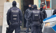 Descente de police dans un lieu à Cologne