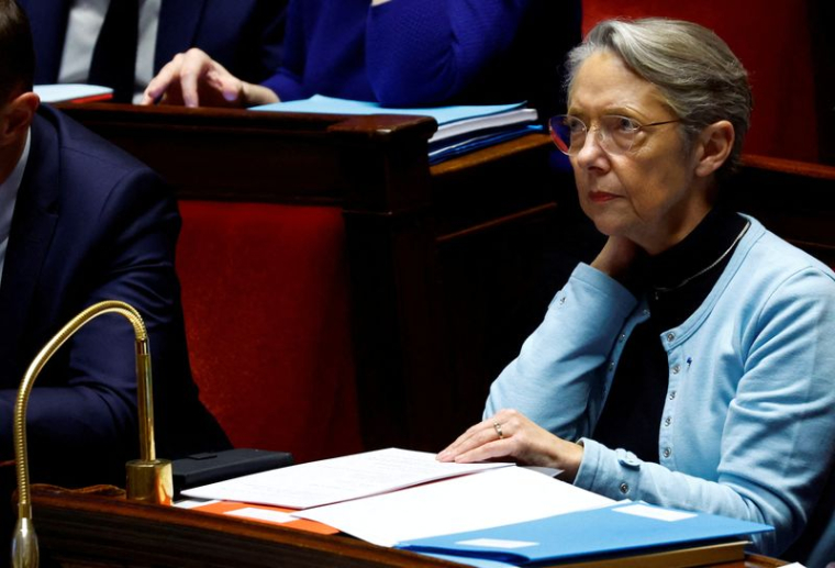Photo d'archives de Elisabeth Borne à l'Assemblée nationale à Paris, en France