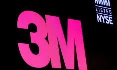 Le logo de 3M à la Bourse de New York