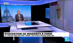 Évacuation controversée de migrants: des policiers "un petit peu à cran" selon un syndicat de police