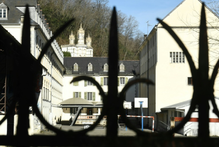 L'ancien établissement Notre-Dame de Bétharram, à Lestelle-Betharram, le 18 mars 2025 ( AFP / Gaizka IROZ )