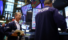 Des opérateurs à la Bourse de New York, le 28 septembre 2026 ( AFP / CHARLY TRIBALLEAU )