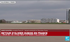 Retour d'Olivier Dubois en France : les images de son arrivée à Villacoublay