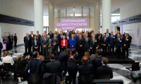 Les dirigeants des 27 réunis à Copenhague, au Danemark, le 1er octobre 2025 ( Ritzau Scanpix / Sebastian Elias Uth )