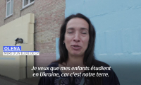 "C'est notre terre": les enfants ukrainiens font leur rentrée scolaire