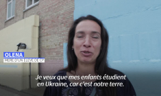 "C'est notre terre": les enfants ukrainiens font leur rentrée scolaire