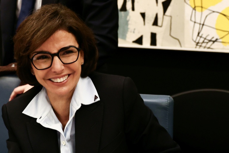 Rachida Dati à Paris le 29 octobre 2025 ( AFP / Thibaud MORITZ )