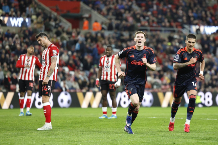 Nottingham enfonce encore un peu plus Tottenham