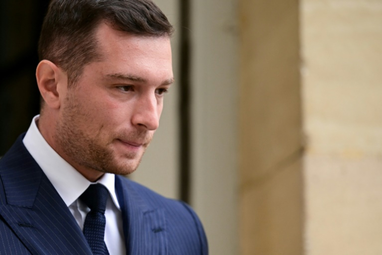 Jordan Bardella à l'Hôtel Matignon, à Paris, le 2 septembre 2025 ( AFP / Bertrand GUAY )