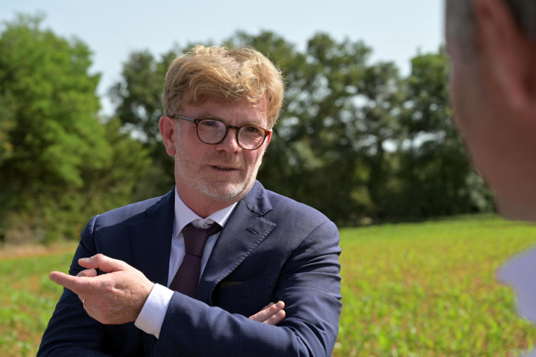 Le nouveau ministre de l'Agriculture et de la Souveraineté alimentaire Marc Fesneau ( AFP / GUILLAUME SOUVANT )