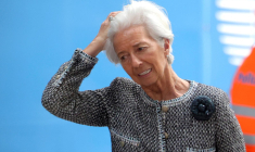 Christine Lagarde, le 24 mars 2023, à Bruxelles ( POOL / OLIVIER MATTHYS )