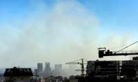 De la fumée s'élève dans le ciel de Téhéran après des frappes israéliennes, le 18 juin 2025 ( AFP / - )