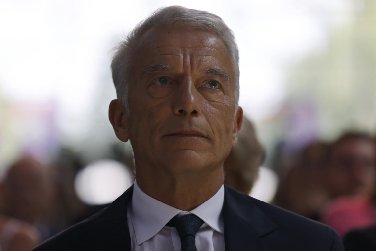 Patrick Martin, le nouveau président du Medef, à Meudon le 6 juillet. ( AFP / LUDOVIC MARIN )