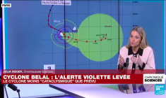 Le cyclone tropical Belal moins "cataclysmique" que prévu