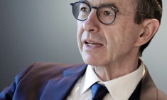 Le président des Républicains et candidat à la présidentielle de 2027, Bruno Retailleau, le 23 avril 2026 à Nanterre, dans les Hauts-de-Seine ( AFP / STEPHANE DE SAKUTIN )
