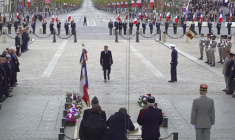 Armistice: Macron préside la cérémonie du 107ème anniversaire