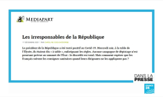 "Branle-bas de Covid à l'Élysée, Macron positif"
