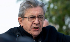 Le fondateur de La France insoumise (LFI) Jean-Luc Mélenchon, à Paris le 6 mai 2025 ( AFP / LEO VIGNAL )