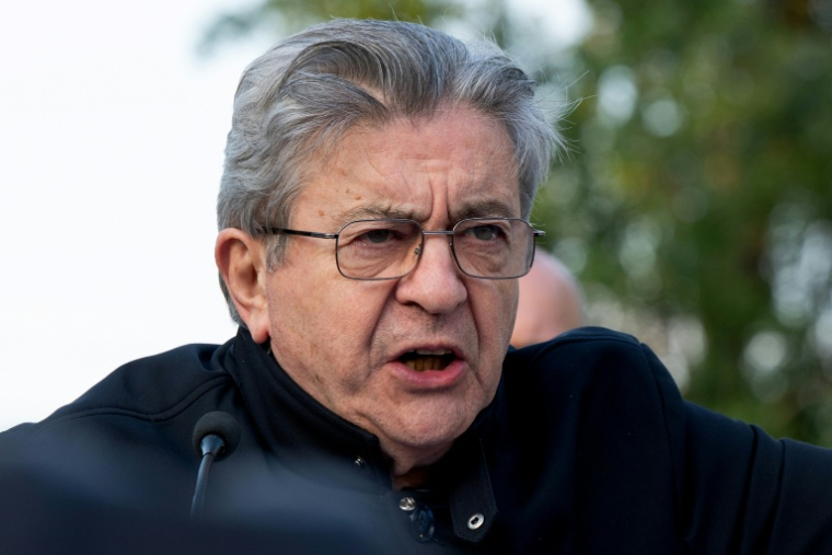 Le fondateur de La France insoumise (LFI) Jean-Luc Mélenchon, à Paris le 6 mai 2025 ( AFP / LEO VIGNAL )