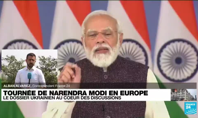 L'Ukraine au menu d'une tournée européenne du Premier ministre indien, Narendra Modi
