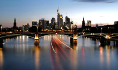 Photo d'archives de la vue de la ville de Francfort