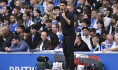 Mikel Arteta à l'American Express Community Stadium, Brighton
