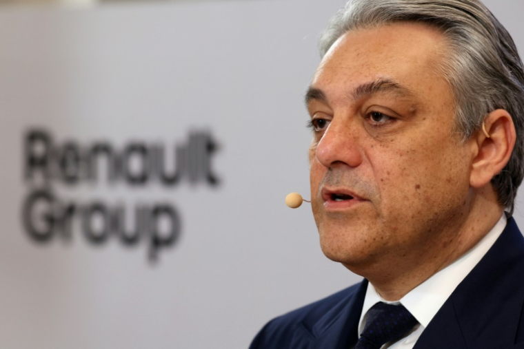 Le directeur général de Renault, Luca de Meo, quittera ses fonctions le 15 juillet, a annoncé le groupe automobile français dimanche 15 juin 2025 ( AFP / Alain JOCARD )