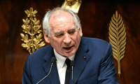 François Bayrou engage la responsabilité de son gouvernement devant l'Assemblée nationale, le 8 septembre 2025 ( AFP / Bertrand GUAY )