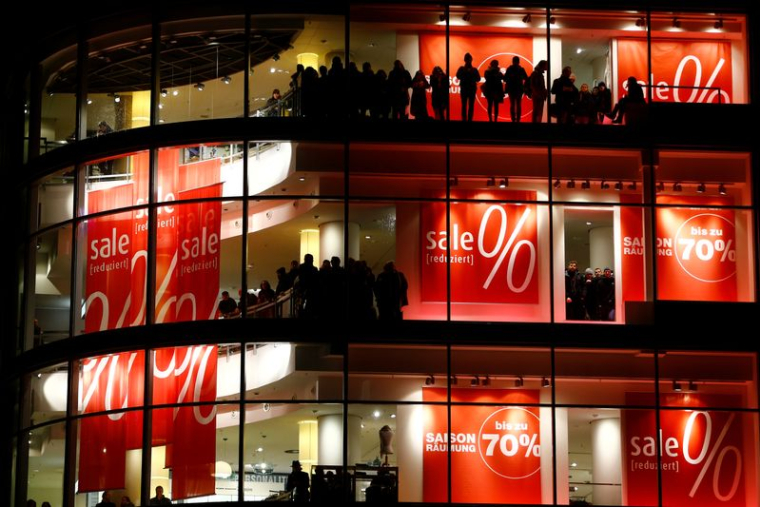 Un centre commercial à Francfort